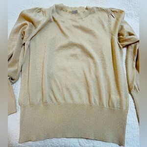 Lurex Gold Sweater H&M, size M